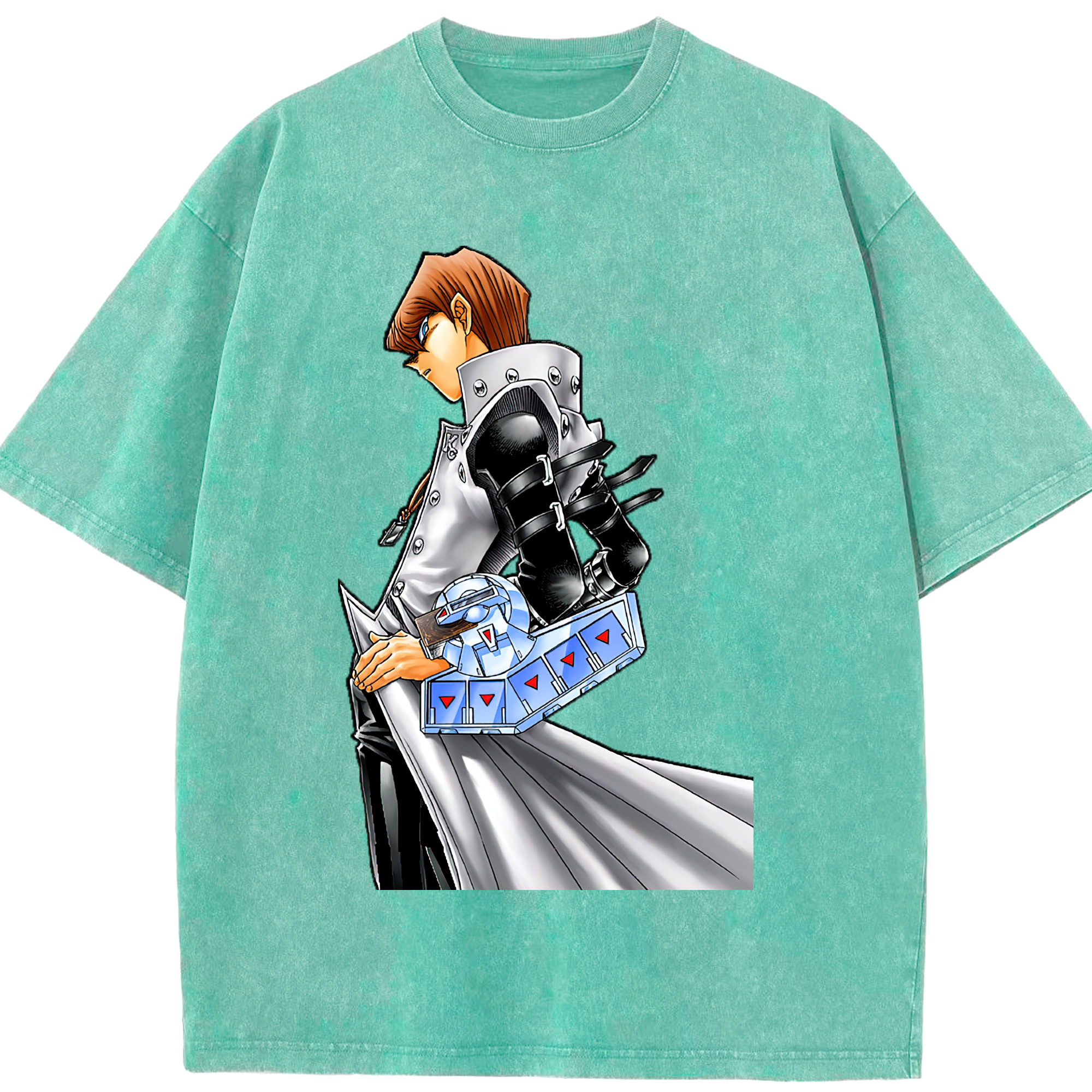 （画像用） 遊☆戯☆王 Yu-Gi-Oh! 綿100% ヴィンテージ風 半袖Tシャツ（フロントプリント）